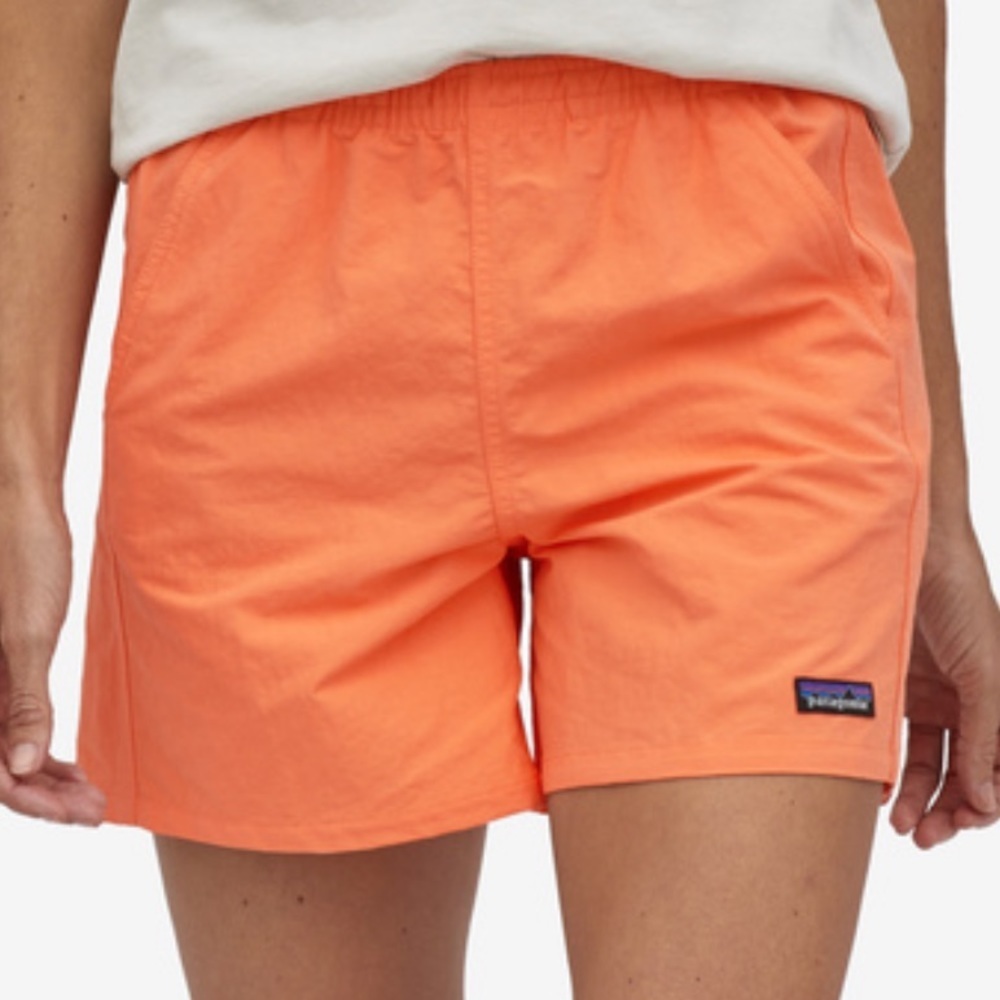 Patagonia Orange Athletic Shorts
